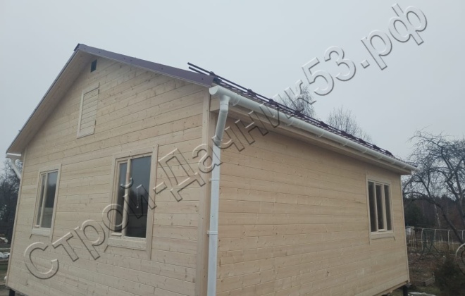 2 Каркасно-щитовой дом Д-25, 6х7м, 42М², Московская область, Можайский район, деревня Никольское (9)